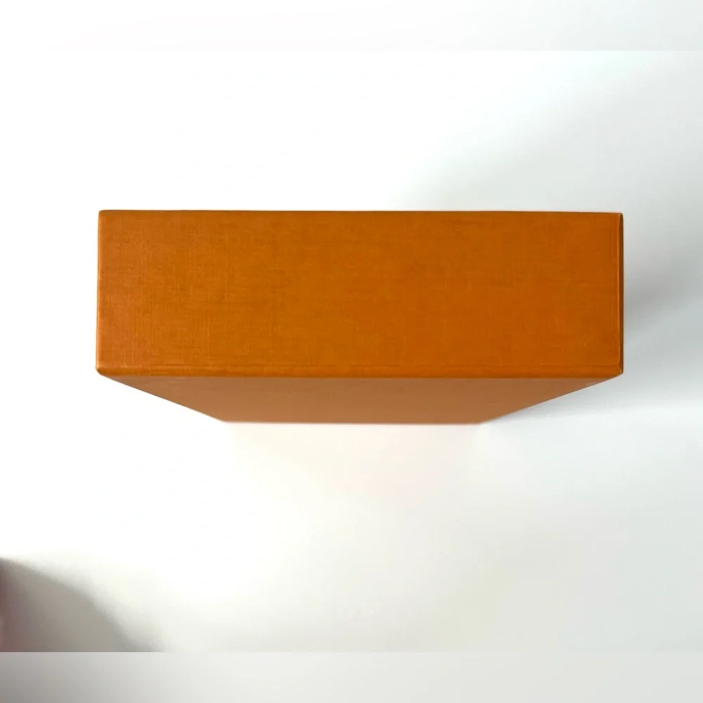 Louis Vuitton Signature Orange Sliding Storage Box, Size 8.25 x 5.5 x 1.75 in